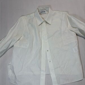 Partow White Button-Up Shirt